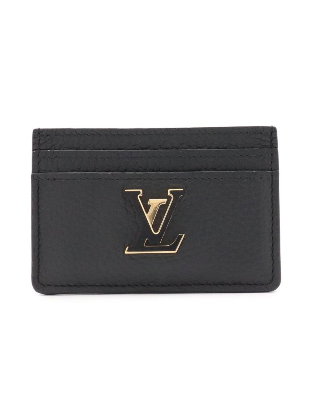Louis Vuitton Card Case Capucines Business Taurillon Leather Noir Black
